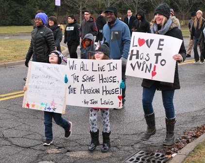 Dearborngov's tweet image. Thanks to all who participated in #TheRealDearborn Unity March on #MLKDay2017 in #Dearborn, Michigan.