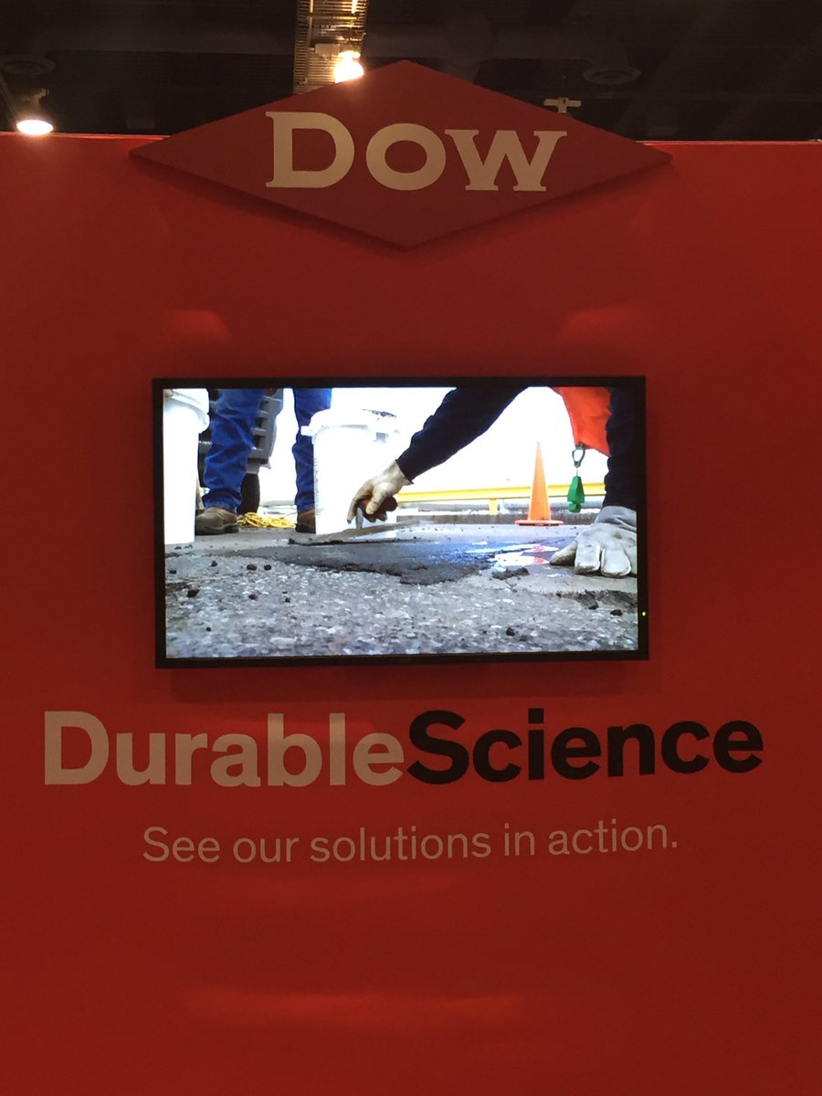 DowPUArchive's tweet photo. Watch our polymer #concrete solutions in action at #WOC2017. Booth S12607 https://t.co/TiQDOykFVM