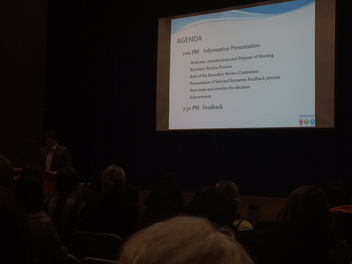 Going on right now is the school boundary review in #MiltonON to accommodate Martin St public school <a href="/HaltonDSB/">HDSB</a>