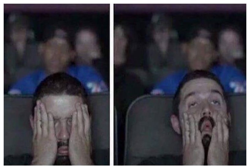 Cuando veo televisión con alguien que habla todo el tiempo.