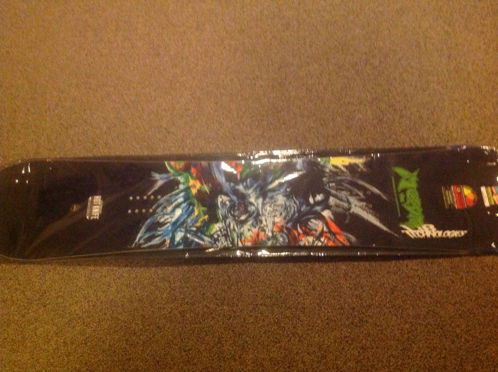 russkid's tweet image. New deck! I can't wait to get this baby waxed and ready to roll! #libtec #hotknife