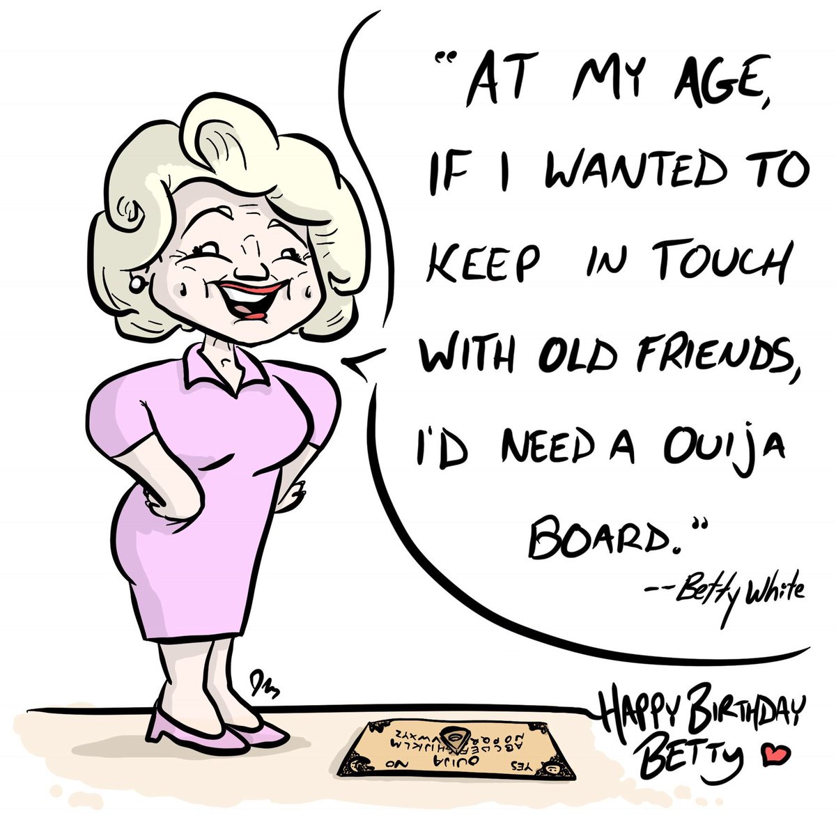 JohnnyLarocque's tweet photo. HAPPY BIRTHDAY @BettyMWhite 
#bettywhite 

https://t.co/CgLwWGmJ2l https://t.co/ZiV0X99YhN