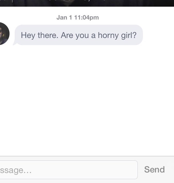 WorstTextualExp's tweet photo. If I wasn't before, I'm definitely not after seeing you π©π« #nothanks #goaway #firsttextualexperience @FallonTonight #funny #really https://t.co/6g0G556aUE