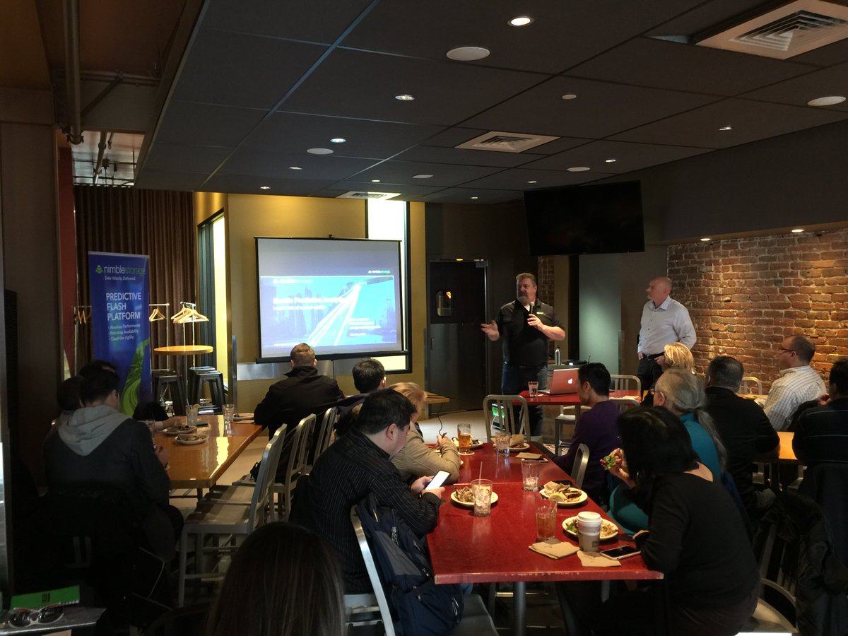 SFvmug's tweet photo. Thank you to #NimbleStorage and #Veeam for showing us how to Backup in a Flash. https://t.co/mRhi5fmyFw #SFVMUG #VMUG #VMWARE https://t.co/ez8P7HqzBZ