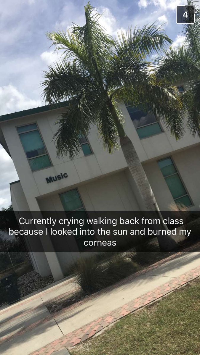 morgan_wolfe4's tweet photo. While I'm skating to class bc sidewalks are pure ice, Mindy is being blinded by the sun... no sympathy here. I could use some of that sun https://t.co/LiLll1XUdr