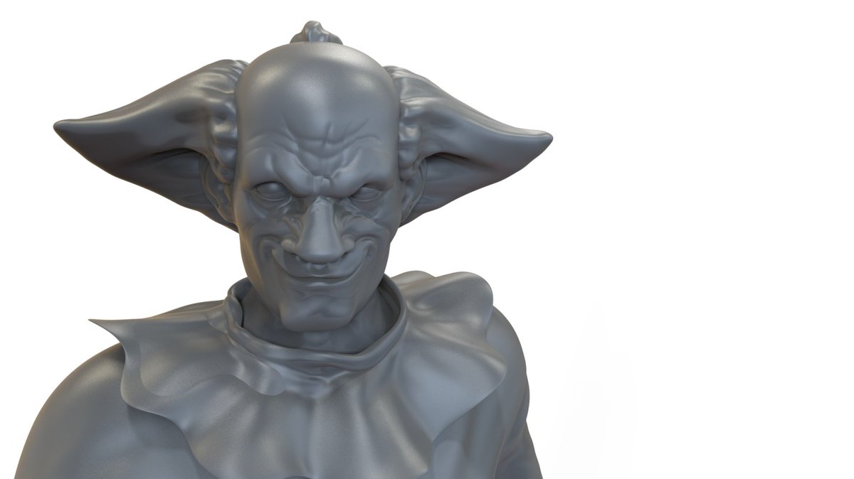 RuneWorkStudio's tweet image. Killer clown modelo inspirado nessa nova onda rs