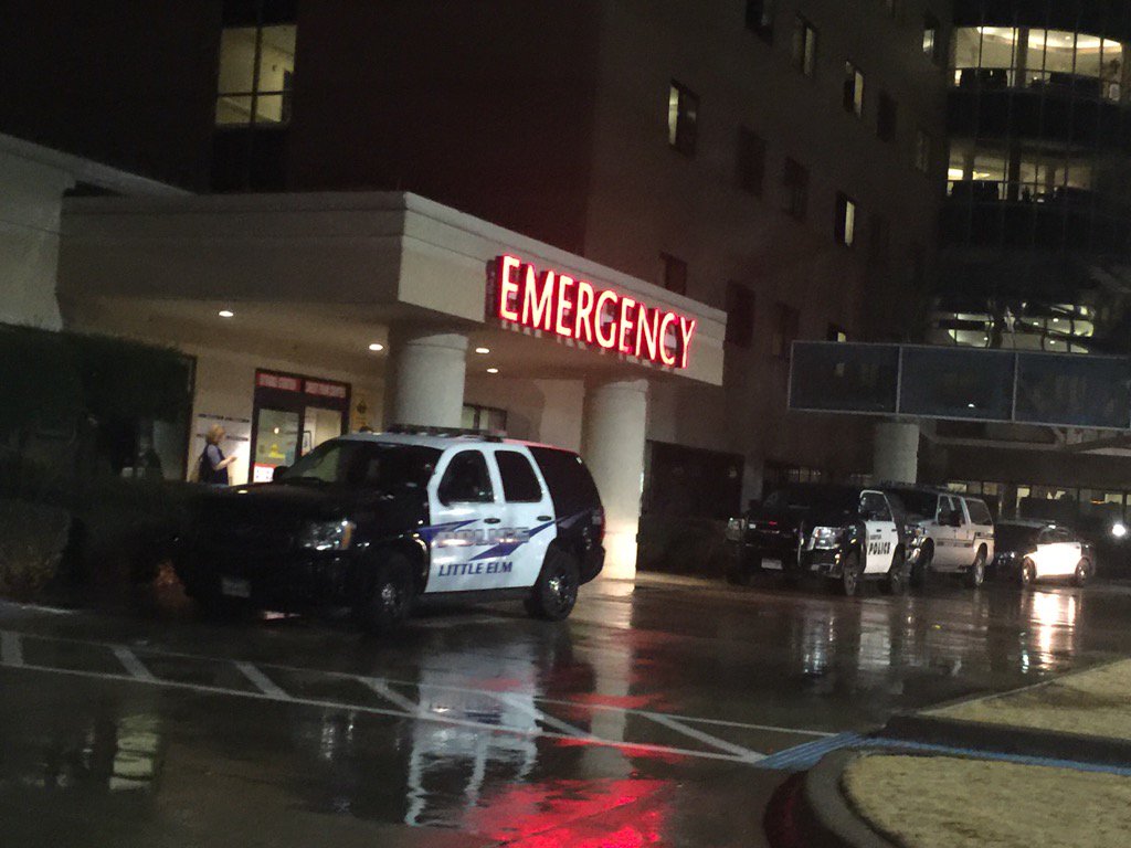 ScottGordonNBC5 on Twitter "Police cars line the parking lot at Denton Regional Medical Center
