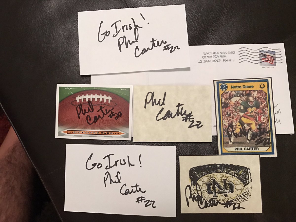 memorabiliaddy's tweet photo. #PhilCarter @NCAAFootball @NFL #TTM #AutographCollector #ClassAct #GreatGuy #ThankYou https://t.co/dslPdlxAnw