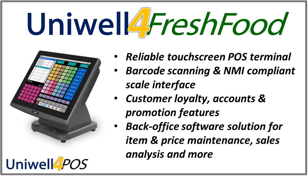 UniwellPOS's tweet photo. POS solution for fruit shops, delicatessens and other fresh food retailers - #uniwell4freshfood #uniwell4pos @UniwellPOS @Lynx_Software https://t.co/JqLI9rNuVr