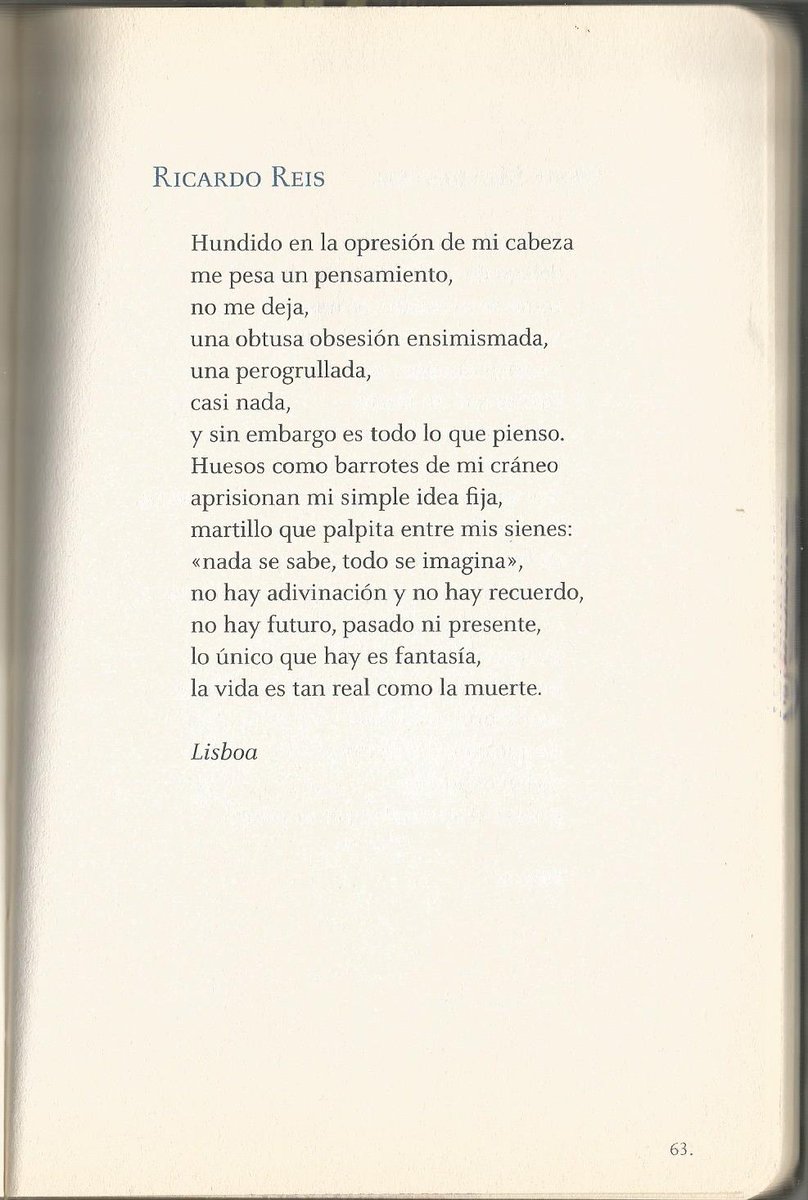 RCMurmullos's tweet photo. Homenaje de @hectorabadf a Ricardo Reis heterónimo de #fernandopessoa. Testamento Involuntario. Alfaguara. https://t.co/tp0Hut18EM