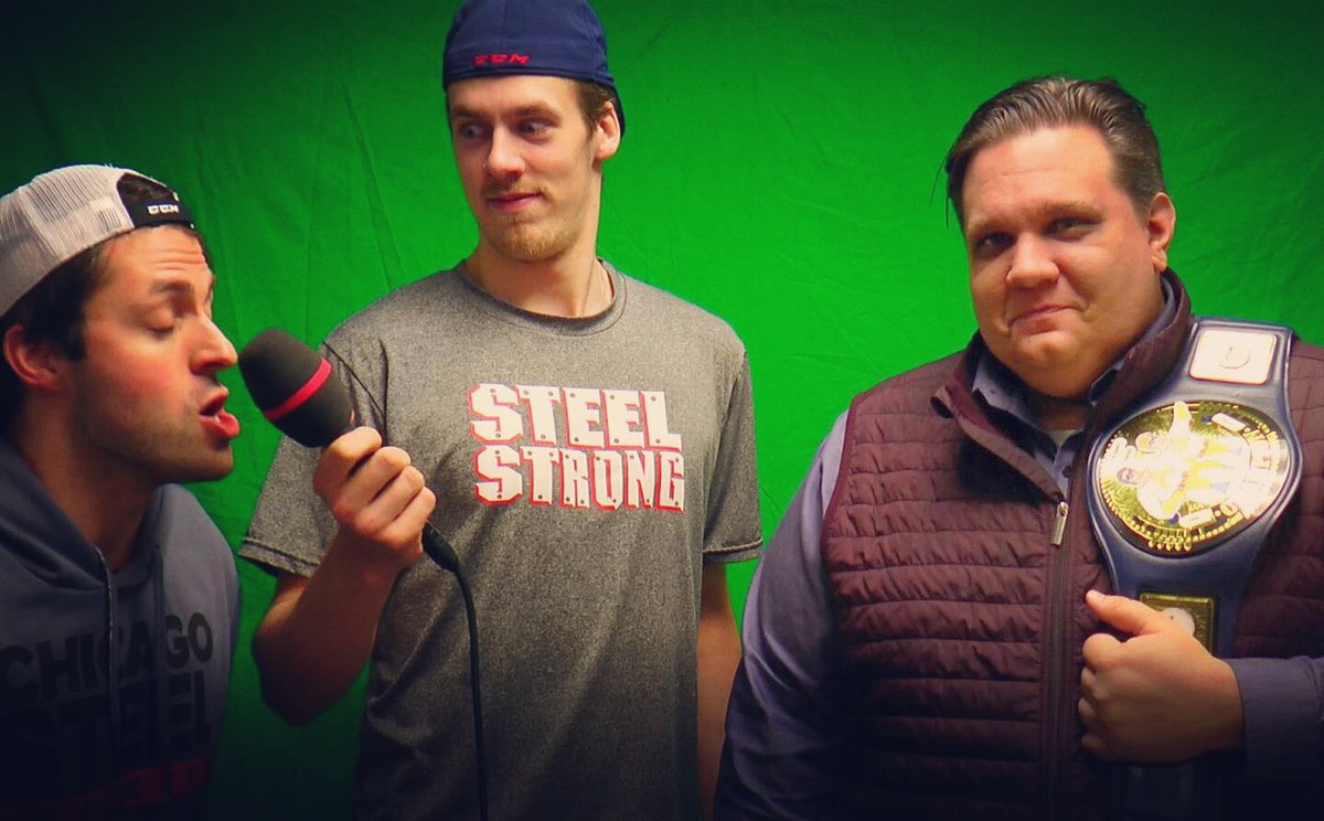 Just another day in the office. #StoneColdSteel Night this Friday vs. Madison.