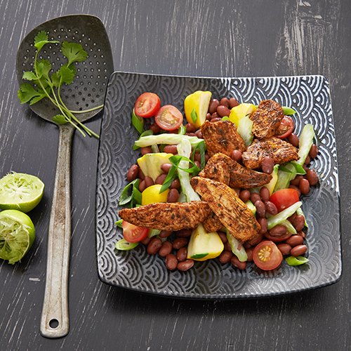 EdgellAu's tweet photo. Kidney beans go great in a salad! We paired them with Cajun Chicken in this recipe: https://t.co/xhTXYlKaBq @GrainsLegumesNC #GlobalPulseDay https://t.co/rs0BMyP9Wq