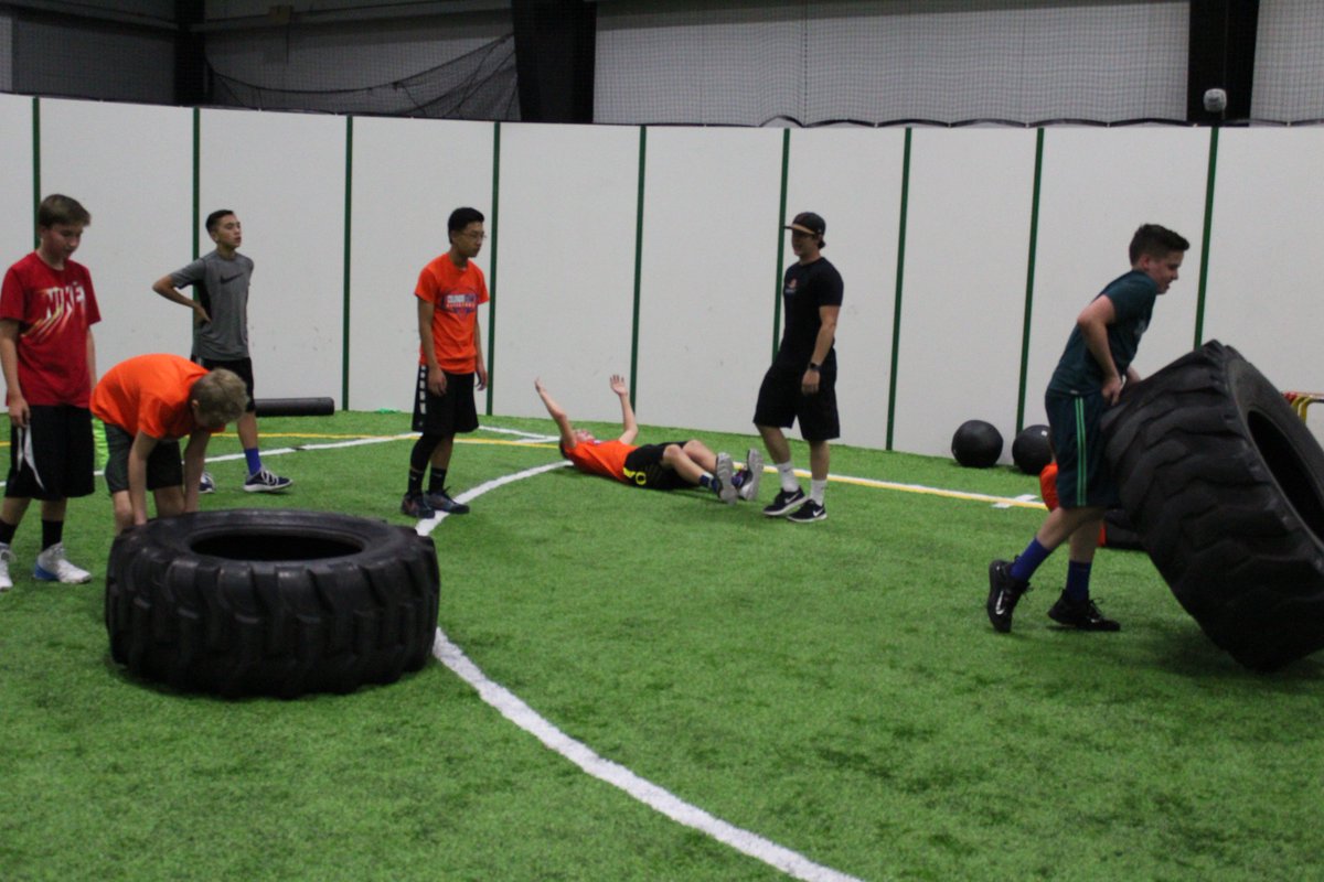 ImpactSP's tweet photo. To flip the tire, you must first BE the tire. #FitnessGoals #GoalOfTheDay #SitUpsForDays https://t.co/ddRZtVil9i