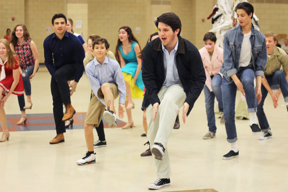 EV_Journalism's tweet photo. The cast of Big Fish does a stomp routine during the elective fair in the cafeteria, Jan. 17. Photo by Madi Ulry. #eastviewhighschool https://t.co/5JqN3fyyfh