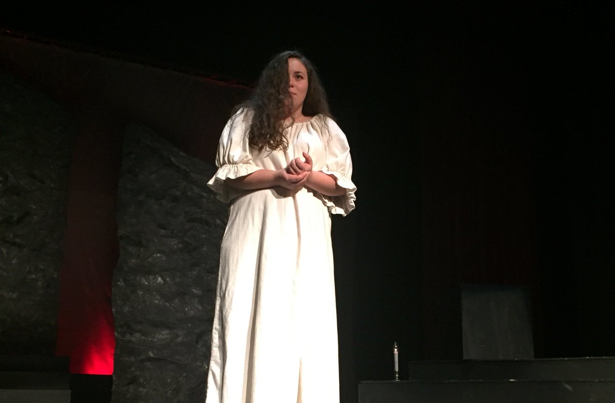 LHSOffBroadway's tweet photo. a performance that will truly SLAY you. ha. get it? see Macbeth Jan. 19-21, 7:00 each night, tickets $8 https://t.co/COaCjRQbp0