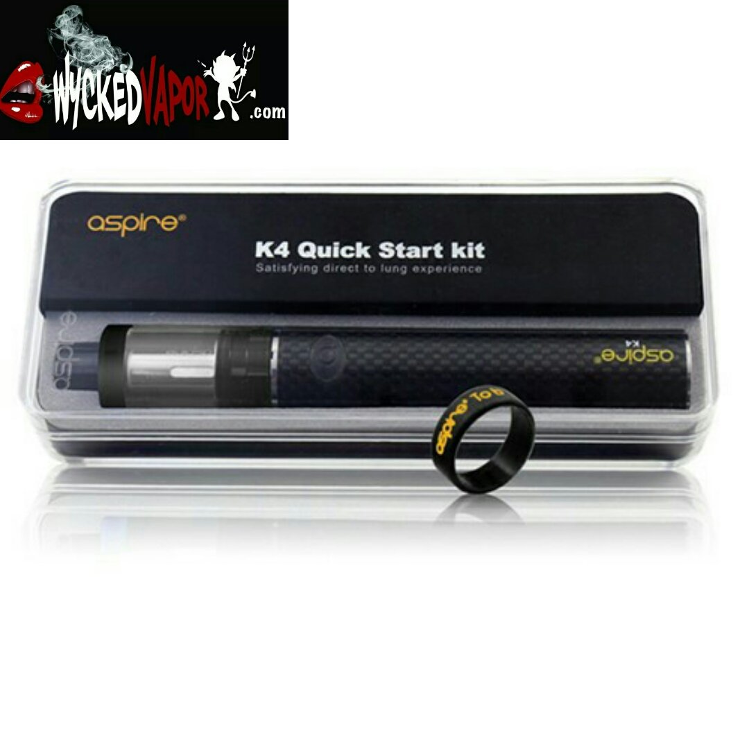WyckedVapor's tweet photo. Aspire K4 Kit w/ Cleito Tank internal 2000mAh battery life #wyckedvapor #aspire #cleito #vapor #vape #subohm #vapesatisfaction https://t.co/ICaVMBQ2Mf