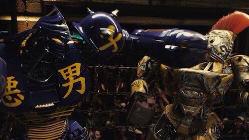 SimmonsKindra's tweet image. &quot;Noisy Boy vs. Midas&quot; #RealSteal (I really liked Noisy Boy!!! LOL) #movie #RoboFight