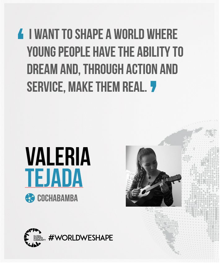 Our great Shaper Valeria Tejada!

#WorldWeShape #Wef17