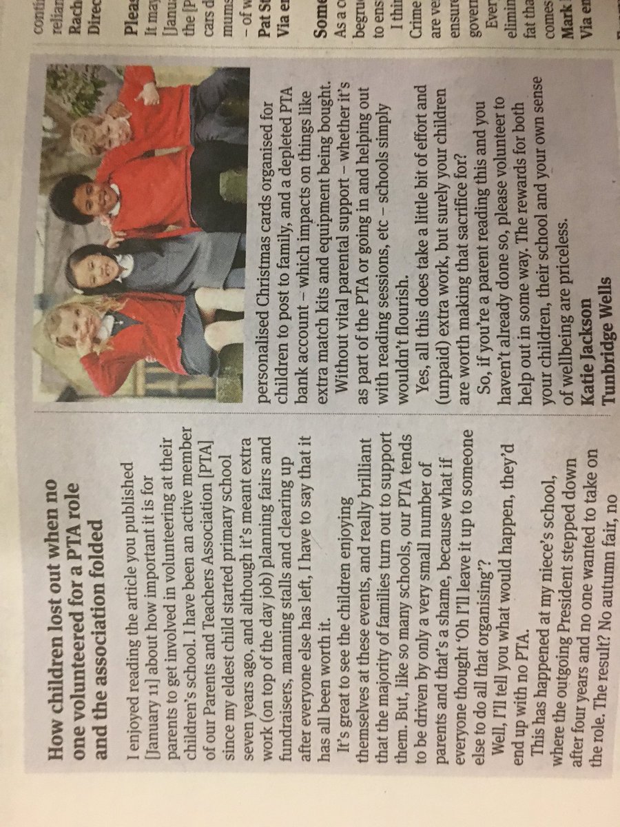 TWGGSPTA's tweet photo. Good letter in today's @timeslocalnews https://t.co/ZdNtZejESy