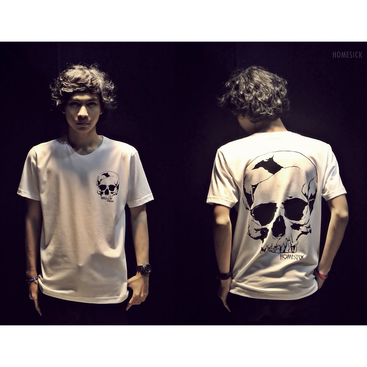 Available NOW !!! @homesick_cloth 
" FRONT BACK " (white) Shirt | IDR 150K | size L-XL-XXL

#ORDERNOW
Line | 085755420588
Sms | 08707144471