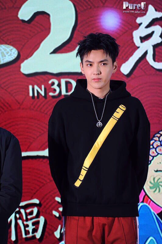 PureU_kris's tweet photo. 170118 #KrisWu #WuYiFan #吴亦凡 Journey to the West presscon In ShangHai https://t.co/7DlSM8ShDx