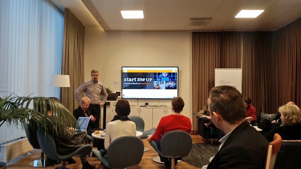 AkiGrohn's tweet photo. Suomen suurimman liikeideakilpailun Start me up - kick off. Hyvät palkinnot. Kannattaa osallistua! @scienceparkFI #smu2016 https://t.co/2xR3akZrAa