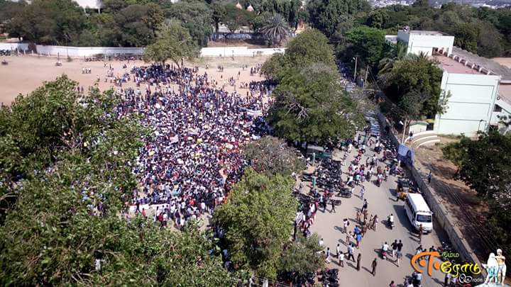OurErode's tweet photo. #Erode students showing their #Support Erode Voc Park
#justiceforjallikattu #ourerode #nammaerode https://t.co/jbZ1CC0jHm