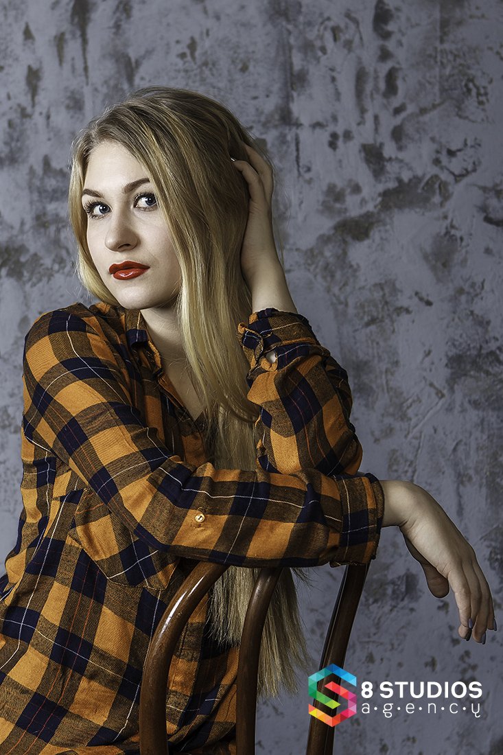 Model shoot with Dace at 8 Studios.