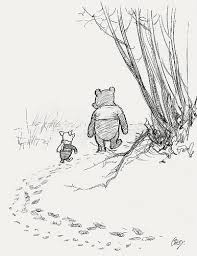 It's that sort of day said Pooh
What's that? said Piglet
A Me-day 
Oh! I don't have one
That's OK you can share mine  
#WinnieThePoohDay
