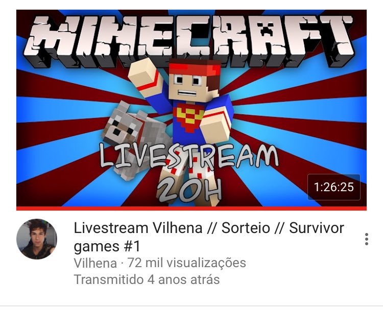 issotaserto's tweet photo. @Vilhennaa_ daí tu entra na tia conta do youtube antiga e vê isso, sdds ; ) https://t.co/ctzQ0Frg9C