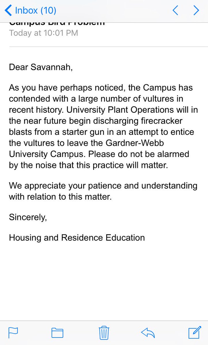 SavannahMcC21's tweet photo. Maybe instead of worrying about the birds, GWU housing can get the hot water fixed in Decker so I don't have to wash my hair in the sink🤔 https://t.co/o9PU5VEfcP