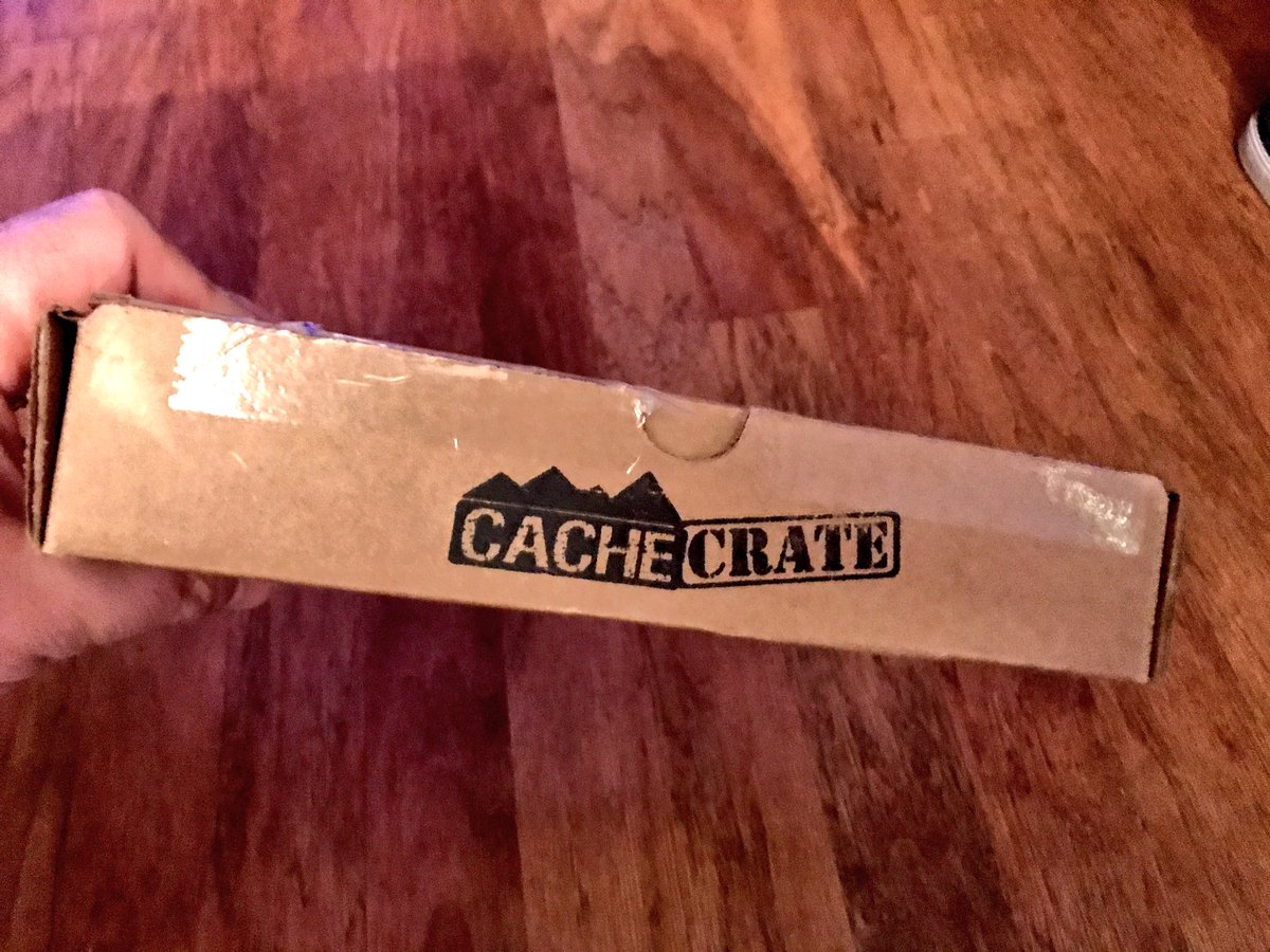 GasStationTuna's tweet image. I just received this month's #CacheCrate from @CacheAdvance! So excited to open it to see what's inside!