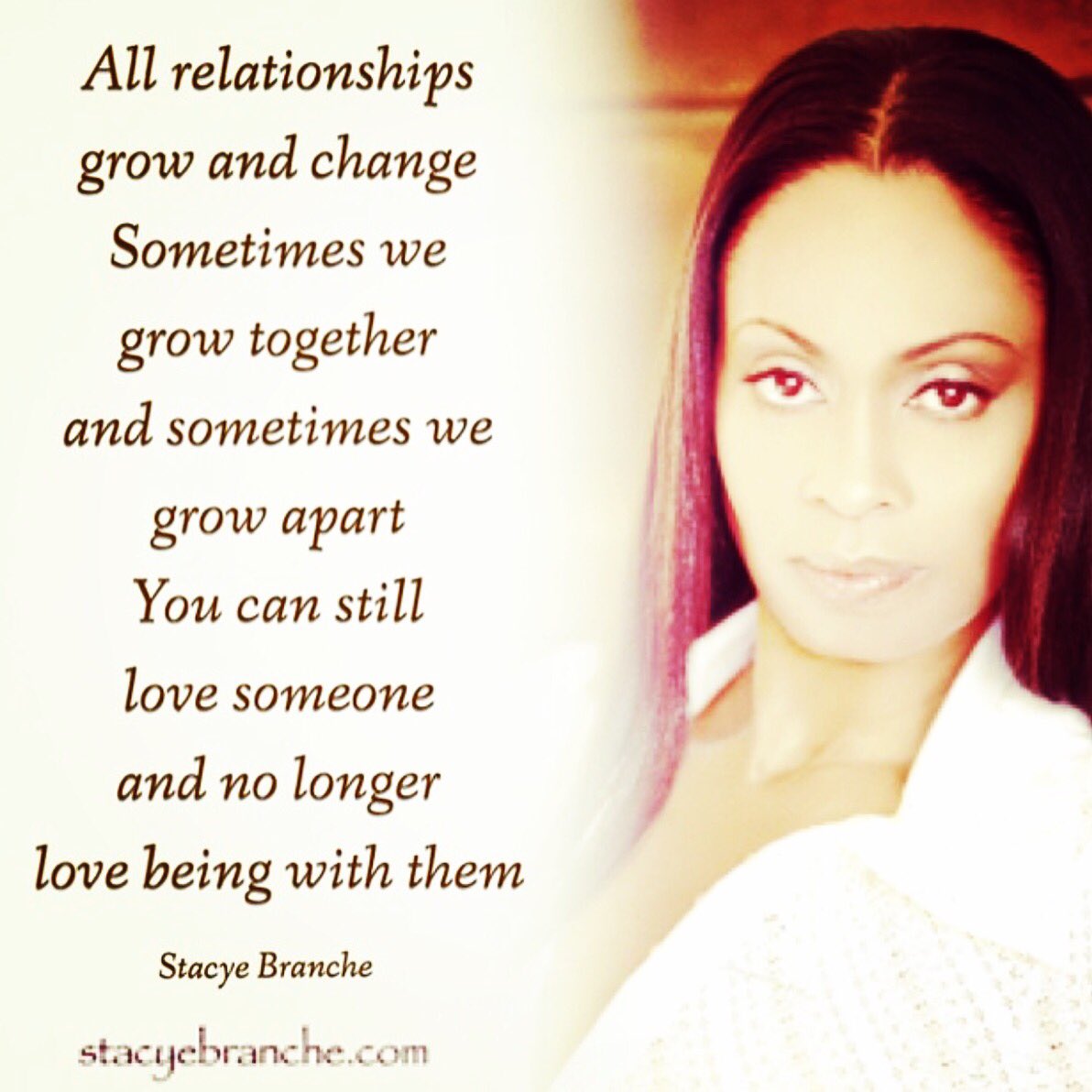 StacyeBranche's tweet photo. "You can love someone and not love being with them" #quotes #stacyemorsel #relationships #message #breakups #realtalk https://t.co/uSgllaQ59S
