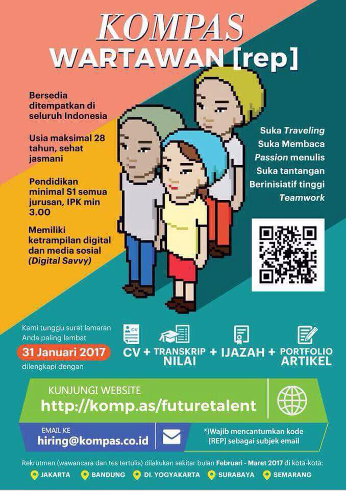Lowongan kerja di Kompas. Cc <a href="/UMYogya/">UMY</a> <a href="/lppmnuansa/">LPPM Nuansa UMY</a> <a href="/Komakomumy/">KOMAKOM UMY</a> @anakUMY @BEMFisipolUMY <a href="/IkomRadio/">IKOM RADIO UMY</a> <a href="/FOTKA_053/">Fotografi Syari'ah</a> <a href="/cikoumy/">Cinema Komunikasi UMY</a> dkk