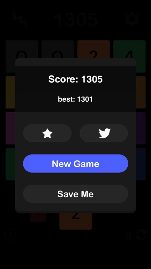 JacobMorrell2's tweet image. I scored 1305 in 16 Squares - Puzzle Game!