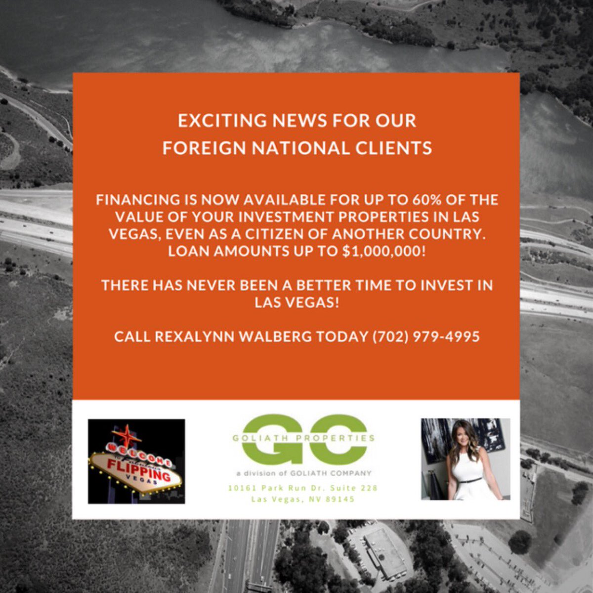 rexalynnwalberg's tweet image. Contact me! #GOLIATHCOMPANY #GOLIATHPROPERTIES #RealEstate #Broker