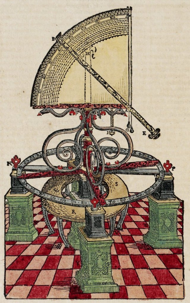 ClaudMang's tweet photo. The Medium-sized Quadrant  1580
Tycho Brahe (1546-1601)  Danish Astronomer https://t.co/B9Rii9SC7y