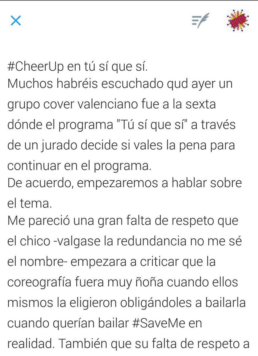 PeriodicoKpop's tweet photo. #CheerUpSoulProject en tú sí que sí.
Muchos habréis escuchado qud ayer un grupo cover valenciano fue a la sexta… https://t.co/n0M7ysD7rR