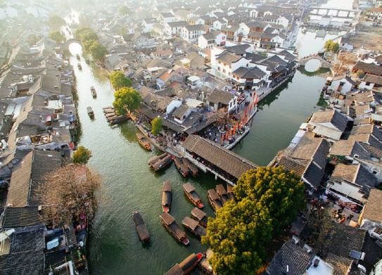 ClassicChina's tweet photo. Water town Xitang, Zhejiang Province https://t.co/41sd04VIK3