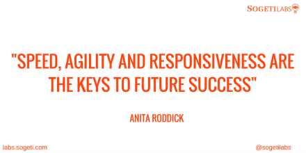 sogetilabs's tweet photo. Speed, agility and responsiveness are key to future success - Anita Roddick
#LabsQuotes #MorningMotivation https://t.co/LpiJjuwMkD