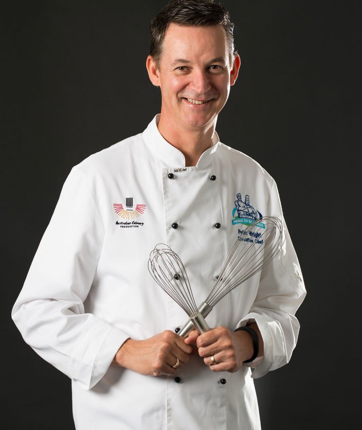 ProudToBeAChef's tweet photo. Meet our highly skilled in-house chef at Fonterra, Pete Wright. Director of Catering at the RIO Olympics! Joining Daniel &amp; Buddha at #FPTBAC https://t.co/3bSpKsVns7