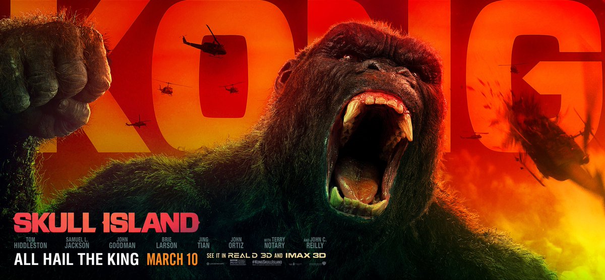 Kong Is King In These Four Intense New Tv Spots For Kong Skull Island