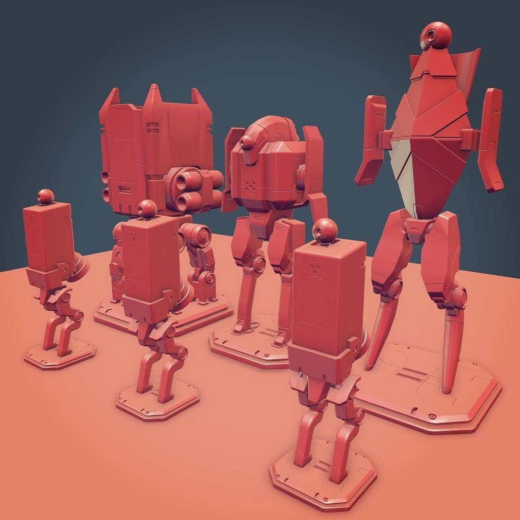 ablackwell81's tweet photo. 016 2017 the crew is coming together! 🚀
#mech #mecha #robot #3dmodel #sketcheveryday #robotchess #sketchingisaweso… https://t.co/XmGGSCc6Vj