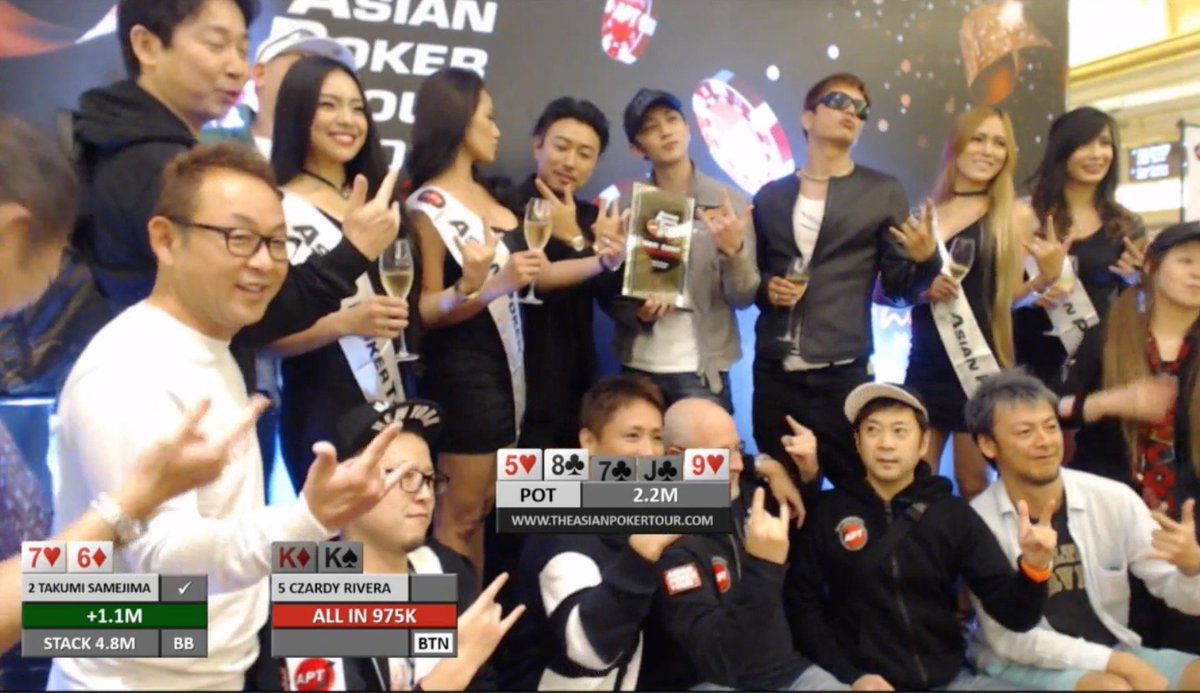 GacktItalia's tweet photo. Congratulations @TAKUMI_YFCz !! #GACKT #GACKTItalia #APTKickoff2017 https://t.co/8XXcFl7nUY