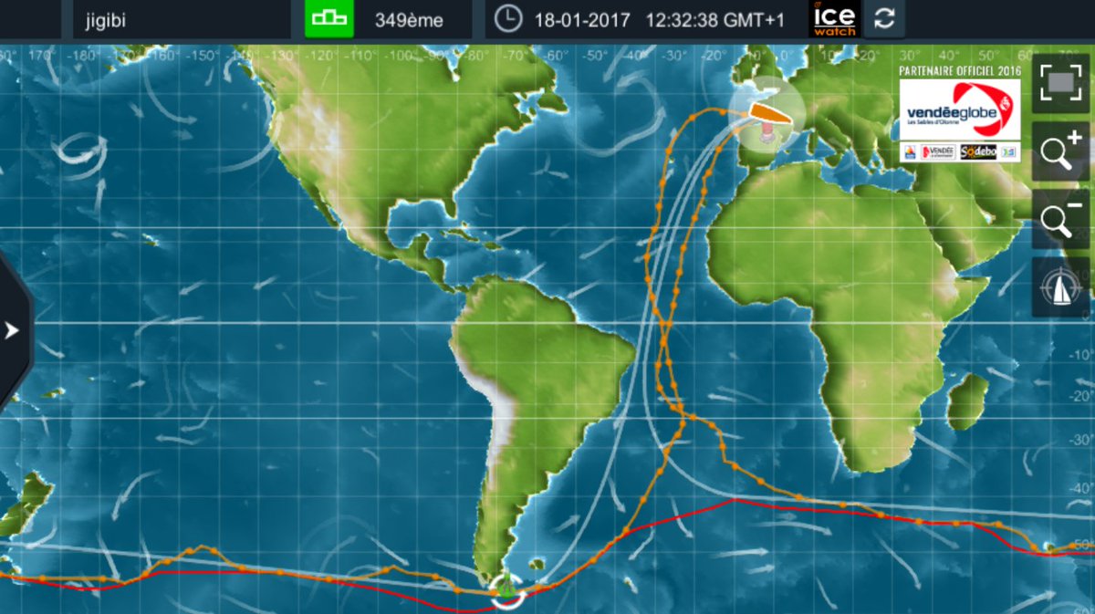 jigibi's tweet photo. #VGV2016 Arrivé 349eme @VendeeGlobe @VirtualRegatta en 72j 23h 16m 10s ! Objectif Top1000 atteint et 5j1/2 de moins qu'il y a 4 ans! #VG2016 https://t.co/oNkJdGaAan
