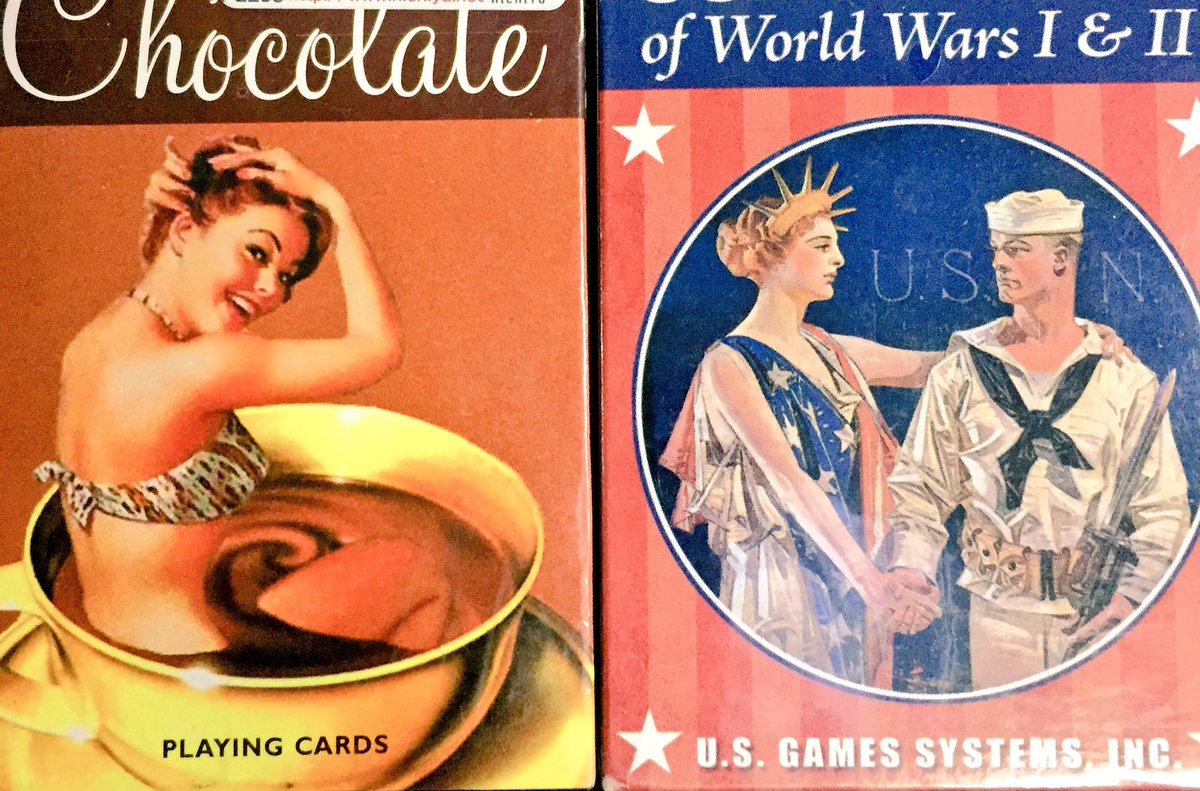 珠紅 Auf Twitter レトロなイラストいっぱいなトランプgetしたよ チョコレート関連のレトロイラスト の ジョイオブチョコレート に 世界大戦中のアメリカのレトロポスターがのってる Use Posters Of World War 1 2 どっちも イラスト集として楽しめる可愛いさ
