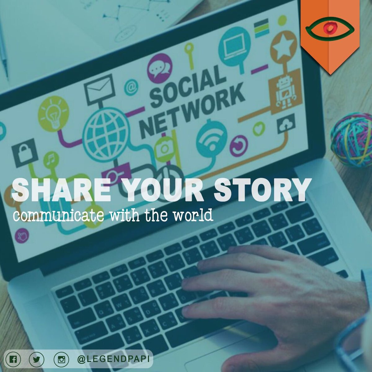 LegendPAPI's tweet photo. SHARE YOUR STORY📲,ideas,achievements&whatever you like to do..Communicate with the world 🌎 to reach your target🎯
#Legendpapi #SocialMedia https://t.co/CYZFxY2Fcn