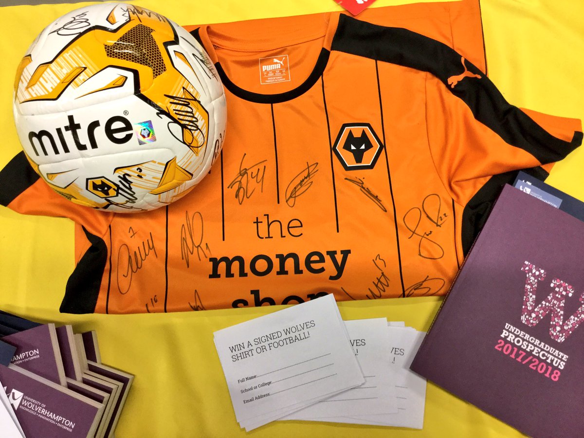 wlv_uni's tweet image. OPEN DAY COMP! Visit reception to get your hands on some signed @OfficialWolves goodies #jointhepack