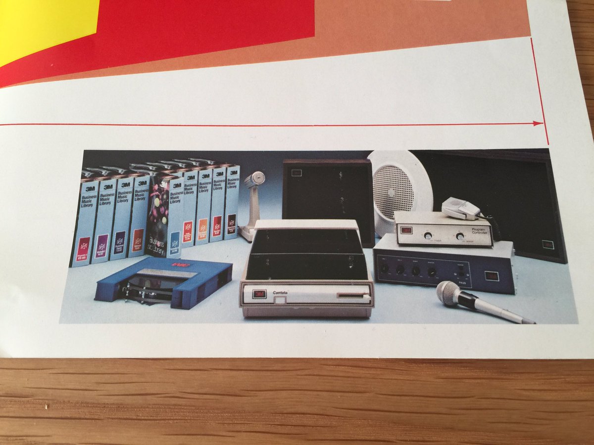 andyAVAVsystems's tweet photo. Just been hunting thru paperwork&amp;found the original sales flyer for the #Cantata #3M #BackgroundMusicSystem The Worlds Largest Cassette Cart https://t.co/fC3689wzbP