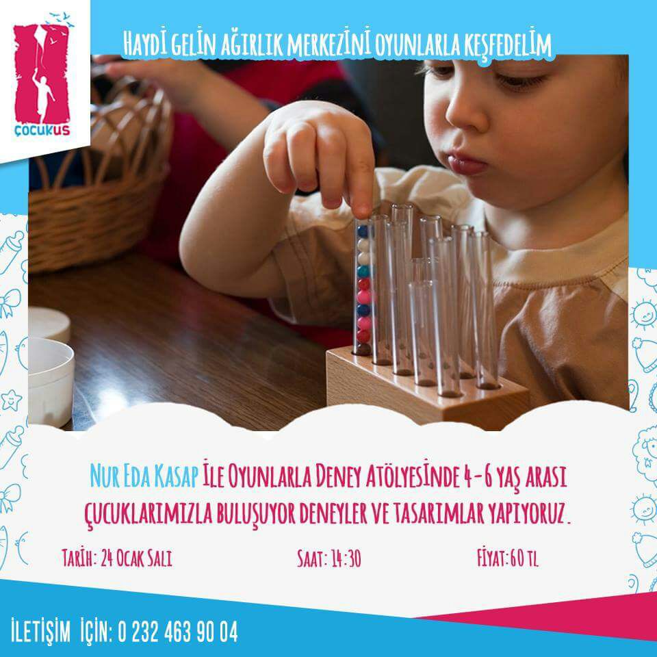 24 Ocak 2017 Salı saat 14.30 <a href="/COCUKUS/">COCUKUS</a> da 4-6 yaş çocuklarımızı oynamaya bekliyoruz. :)